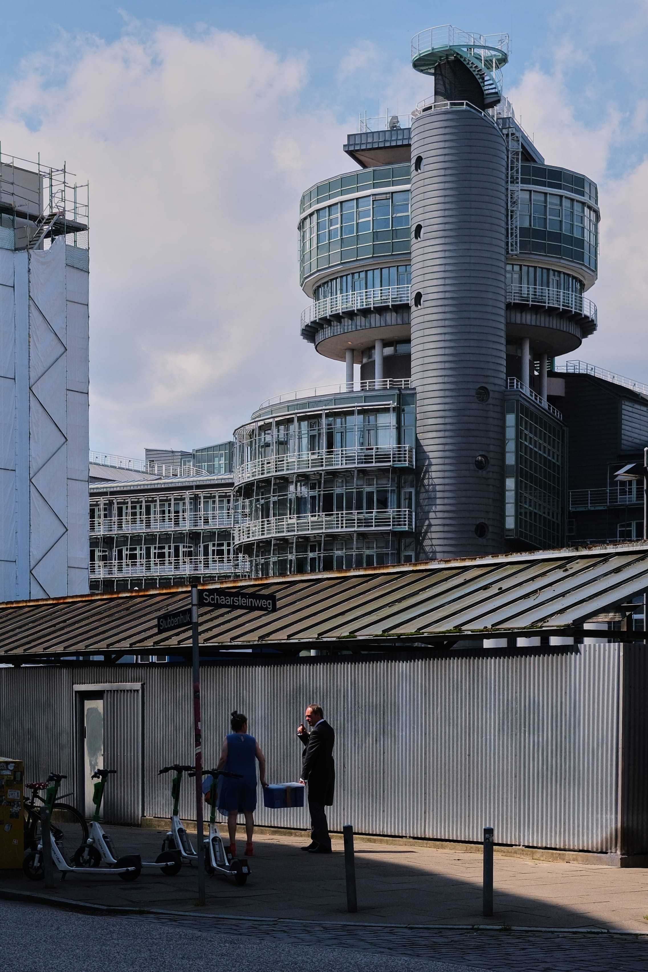 Ungewöhnliche Architektur: Das Gebäude von Gruner und Jahr